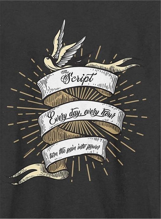 Immagine prodotto Amplified Maglietta unisex per adulti Tattoo The Script (XL)