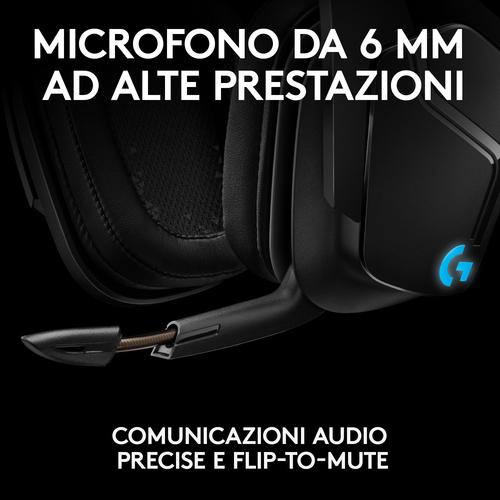 Produktbild Logitech G G935 Wireless 7.1 Surround Sound LIGHTSYNC für Gaming - 2,4 GHz - EMEA (Kabellos)