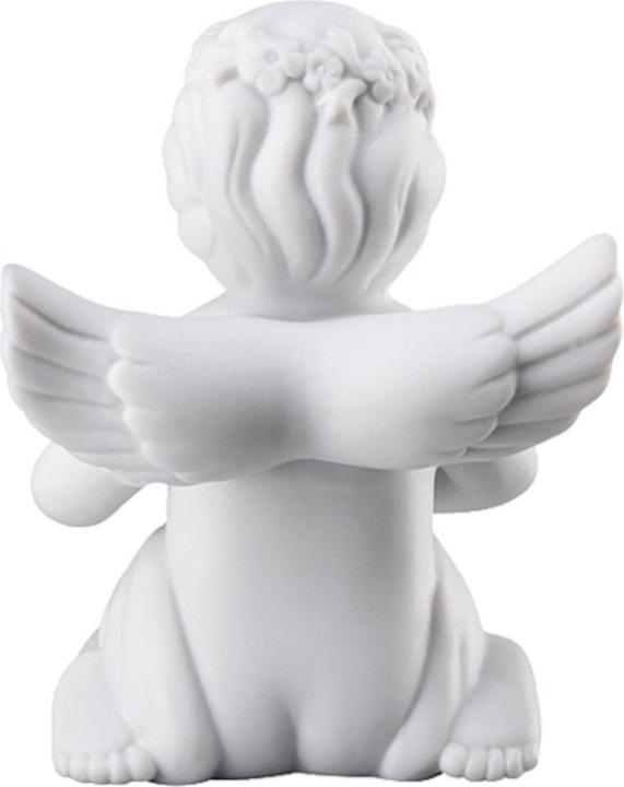 Actual product image Rosenthal Engel mittel - Weiss matt - Angel with floral wreath
