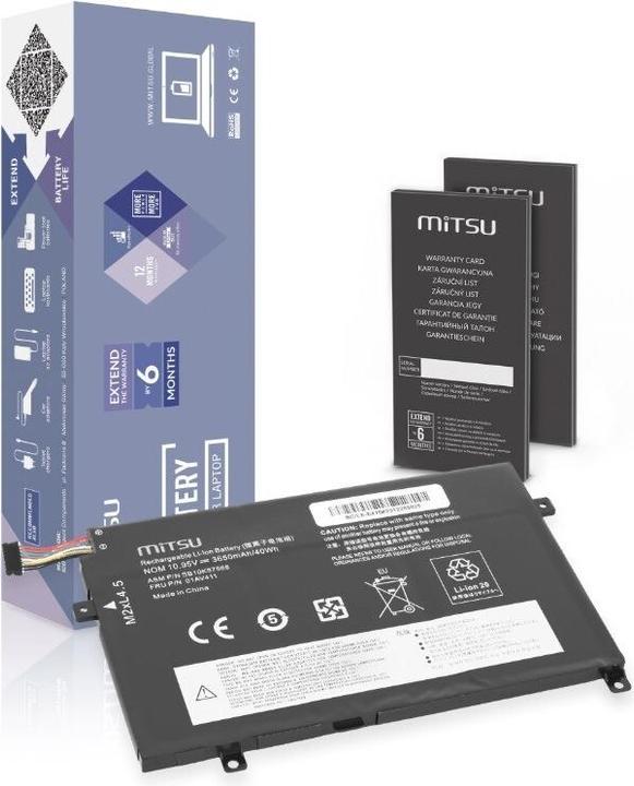 Produktbild Mitsu LENOVO THINKPAD 3650mAh 10,95V Batterie