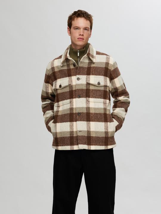 Image du produit Selected Homme Shacket à carreaux (M)