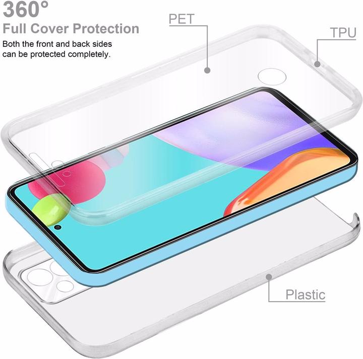 Productafbeelding Cadorabo TPU 360 graden hoesje (Samsung Galaxy A52)