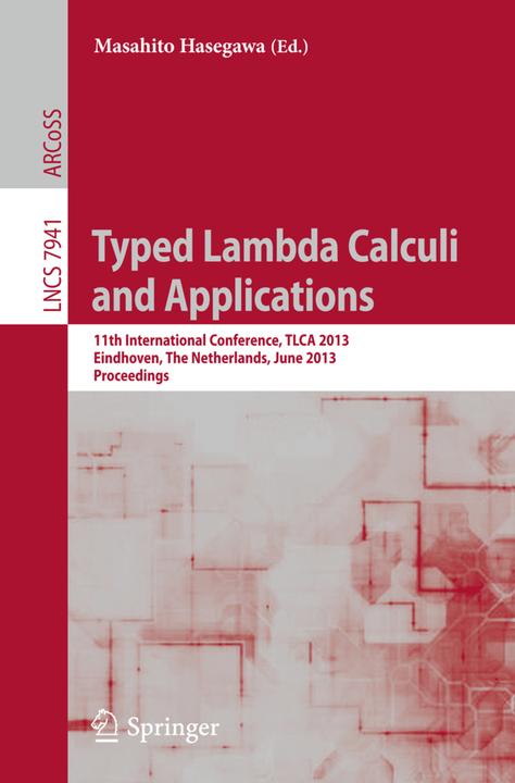 Actual product image Typed Lambda Calculi and Applications (Masahito Hasegawa, 2013)