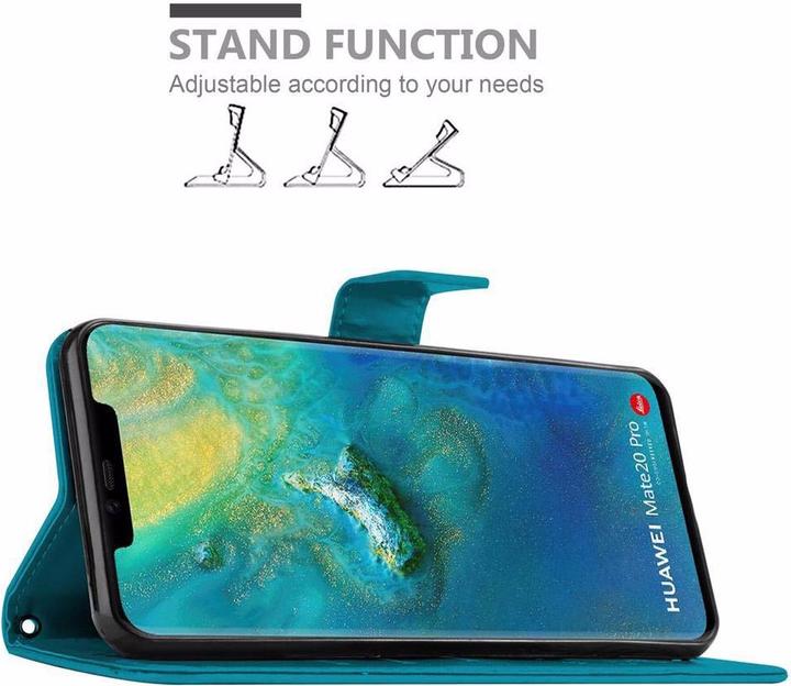 Image du produit Cadorabo Couverture du livre de fleurs (Mate 20 Pro)