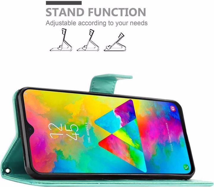 Produktbild Cadorabo Flower Book Cover (Samsung Galaxy M20)