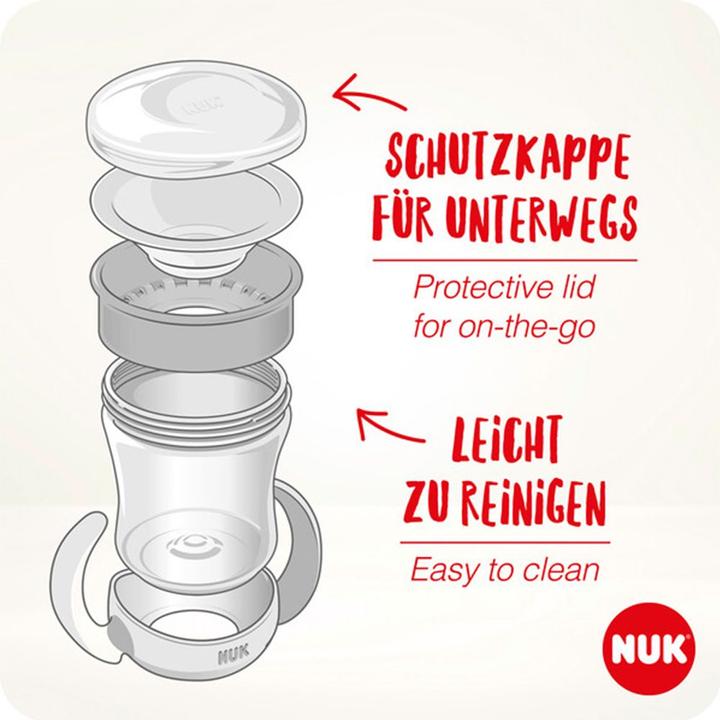 Produktbild NUK Mini Magic Cup Night, 160ml, einzigartiger Trinkrand, abdichtende Silikonscheibe, ab 6 Monaten (0.16 l)