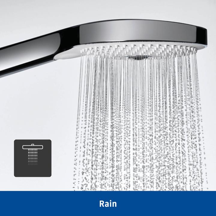 Immagine prodotto Duravit Doccetta 110, 3 getti cromo / bianco (3 Tipi di raggi, 14 l/min)