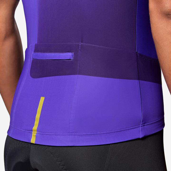 Actual product image Van rysel Rennrad Radtrikot kurzarm Sommer Unisex Racer 2 lila (M)