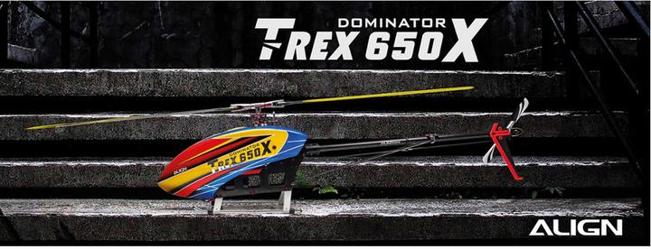 Image du produit Align T-Rex 650X Dominator Hélicoptère électrique Flybarless 12S Super Combo