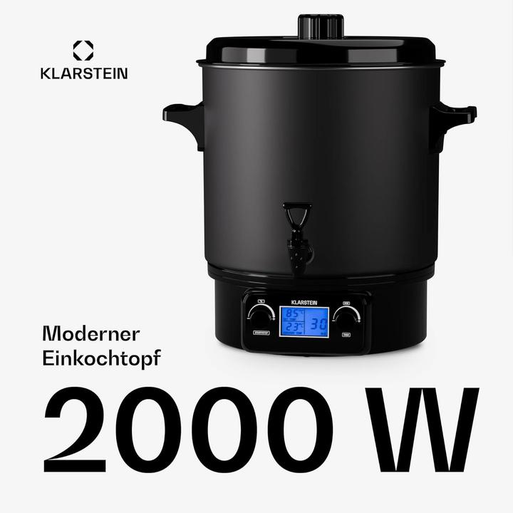 Immagine prodotto Klarstein Digitaler Einkochautomat mit Zapfhahn (27 l)