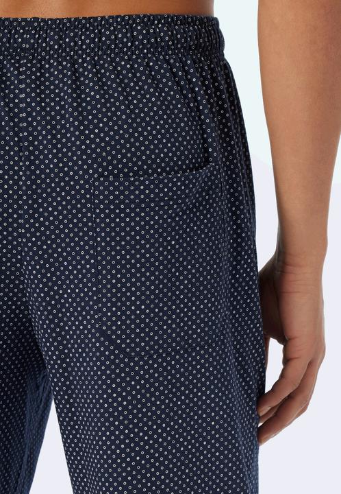 Produktbild Schiesser langer Pyjama Schlafanzug natürlich 100% Baumwolle | auch Übergrössen (102)