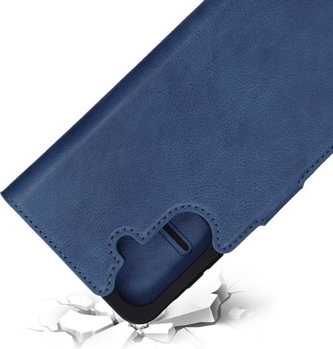 Actual product image Mobiparts Classic Wallet Case Samsung Galaxy A56 Steel Blue (Samsung Galaxy A56)