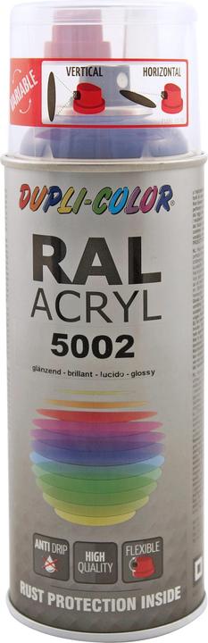 Immagine prodotto Dupli-Color Vernice acrilica lucida RAL 5002 blu oltremare (Blu oltremare, 0.40 l)