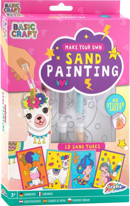 Produktbild Default DIY sand painting, 4 ark og 12 flasker s