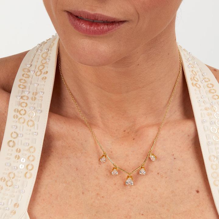 Produktbild Morellato Luxury gold-plated necklace with zircons Tesori SAIW207 (Silber 925)