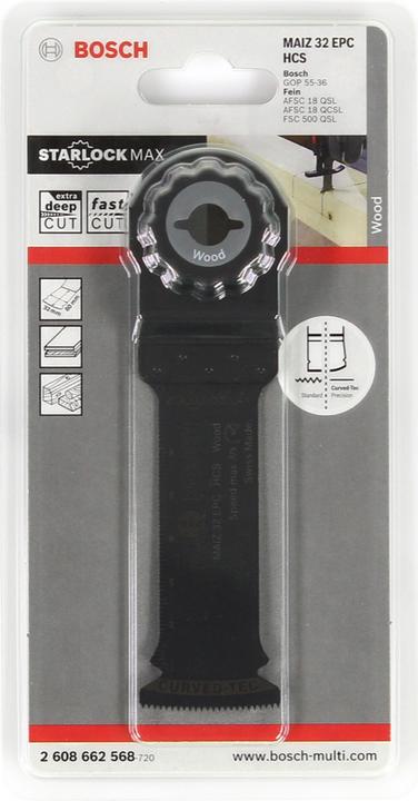 Produktbild Bosch Professional Zubehör HCS Tauchsägeblatt MAIZ 32 EPC Wood, 80 x 32 mm, 1er-Pack