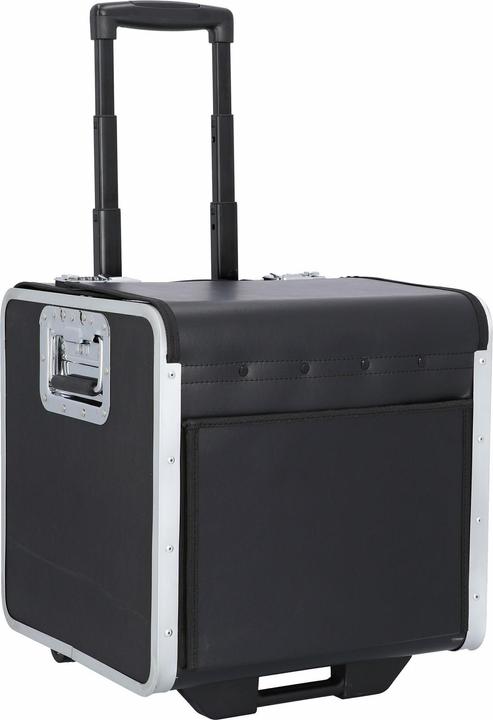 Alassio Pilotenkoffer PERUGIA Lederimitat schwarz (47 l, Handgepäck (bis 50l))