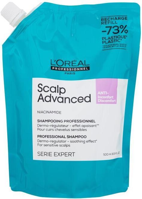 Produktbild L'Oréal Professionnel Serie Expert Scalp Advanced Anti-Discomfort Dermo-Regulator Refill (500 ml, Flüssiges Shampoo)