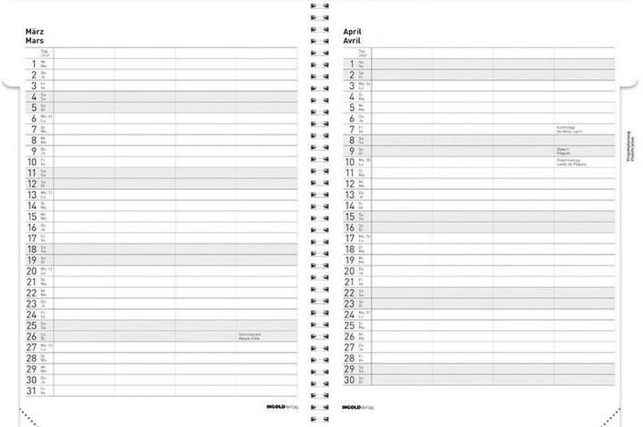 Produktbild Agenda Edition light Spiral Flex (23 x 30.5 cm, Deutsch, Französisch)