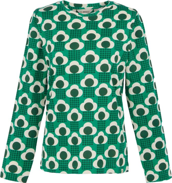 Actual product image Regatta Womens/Ladies Orla Kiely Rain Cloud Long-Sleeved Winter T-Shirt (34 D)