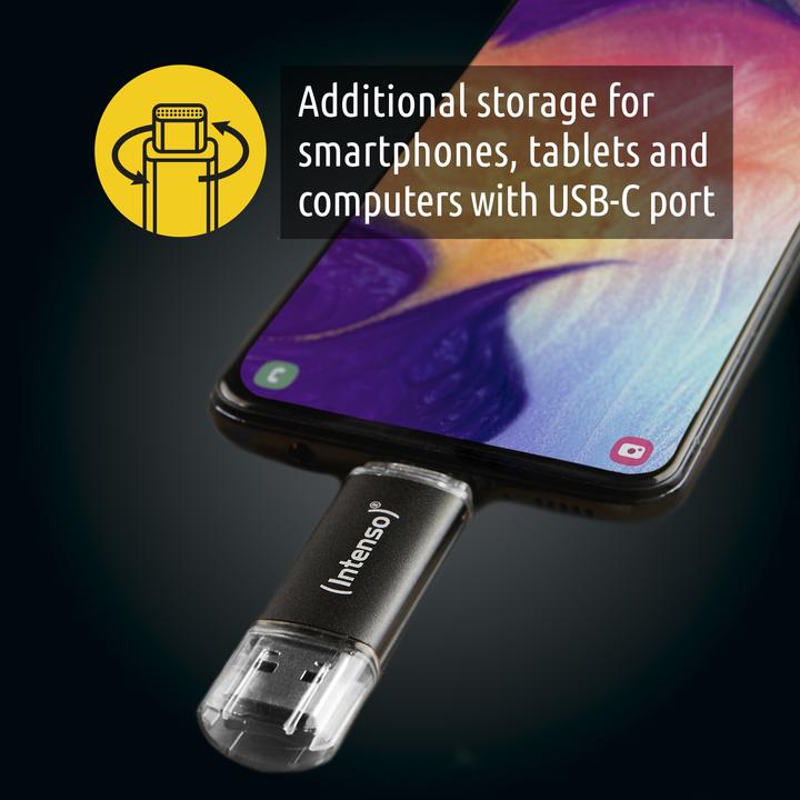 Produktbild Intenso Twin Line (128 GB, USB-A, USB-C, USB 3.2)
