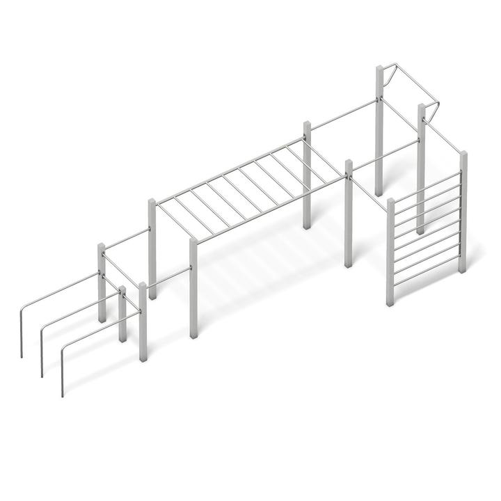 Image du produit Playparc Station de gymnastique suédoise "Hyper Crazy-Bars".