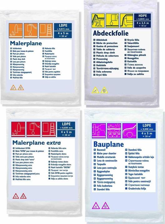 Valori nutrizionali e ingredienti Magni Telone per edilizia LDPE 30my 50m² (12.50 m, 4000 mm)