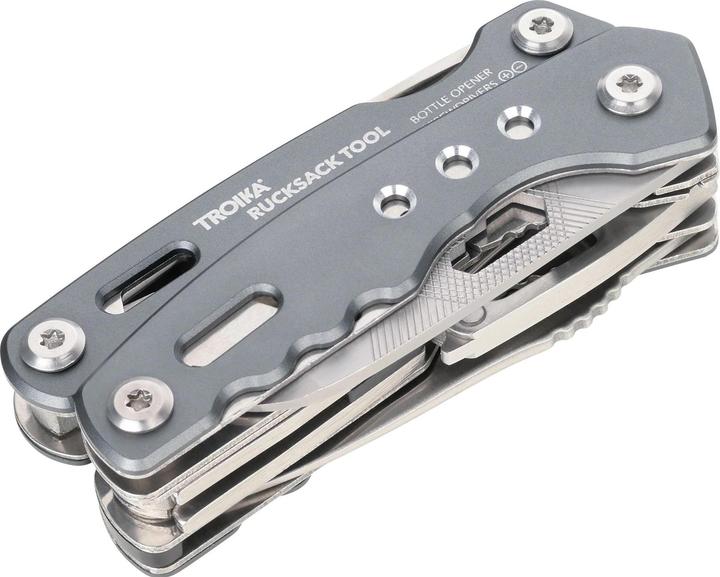 Produktbild Troika Taschenmesser Rucksack Tool mit 15 Funktionen, Grau, Typ (15 Funktionen)