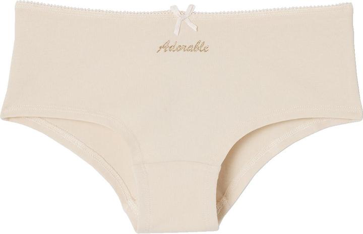 Image du produit Vertbaudet 7er-Pack Mädchen Shortys ADORABLE, Bio-Baumwolle (98, paquet de 7)