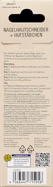 Produktbild dm ebelin Nagelhautschneider und Hufstäbchen