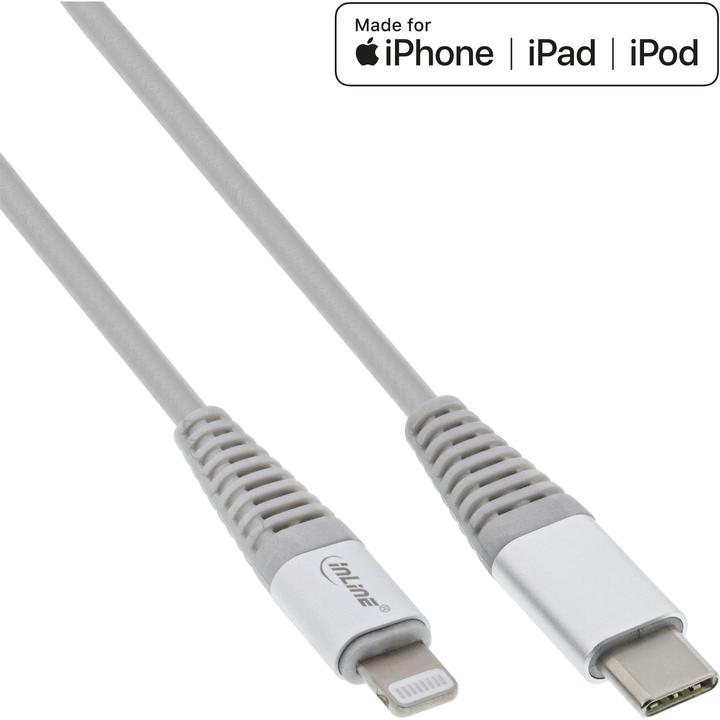 Image du produit InLine Câble foudre USB-C (1 m, USB 2.0)