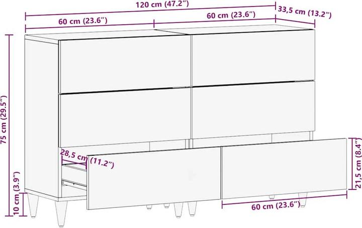 Produktbild VidaXL Western redbud (60 x 33.5 x 75 cm)