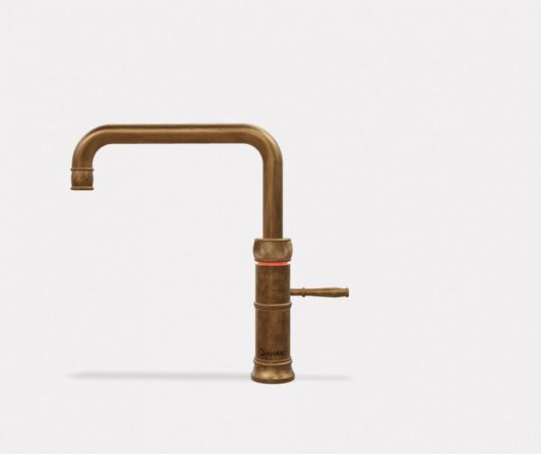 Produktbild Quooker - Wasserhahn Classic Fusion Square COMBI Messing Patina