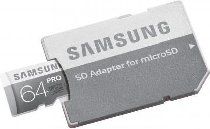 Image du produit Samsung Pro microSDXC (64 Go, microSDXC, U1, UHS-I)