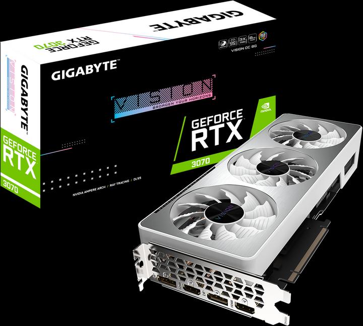 Produktbild Gigabyte GeForce RTX 3070 Vision OC LHR (8 GB)