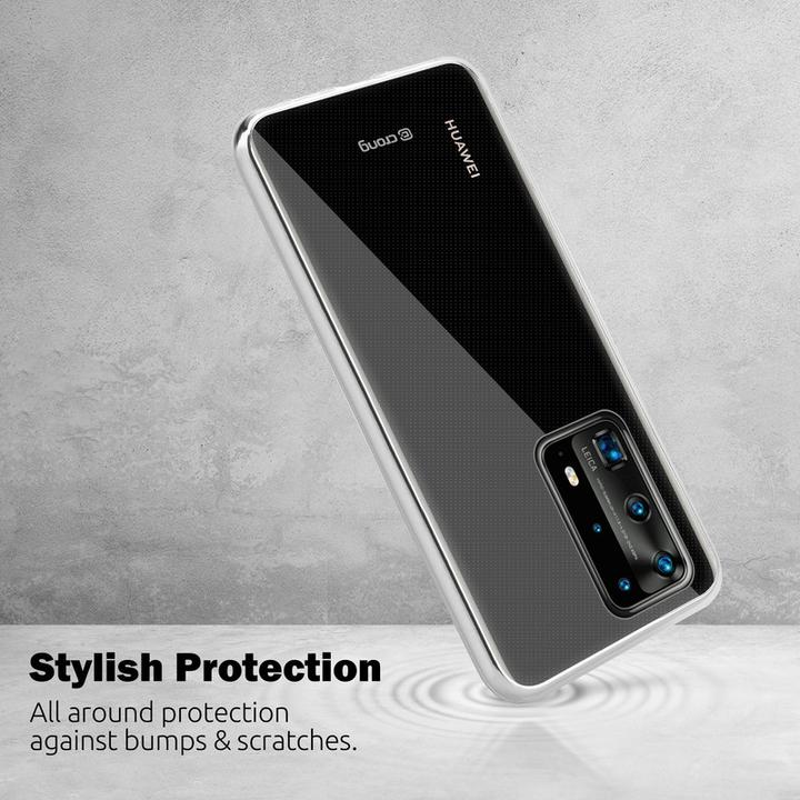 Image du produit Crong Crystal Slim Cover - Housse pour Huawei P40 Pro (Transparent) (Huawei P40 Pro+)