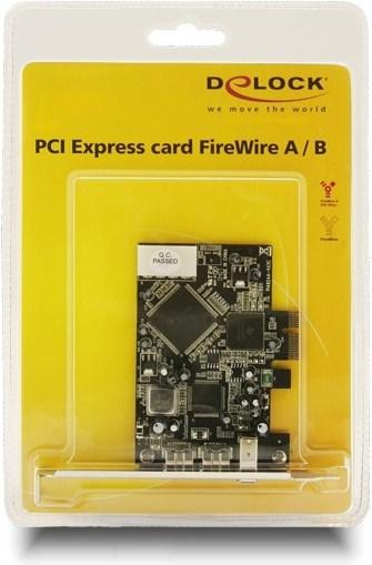 Produktbild Delock 89153, PCI-E x1 zu 2x 1394B + 1x 1394A