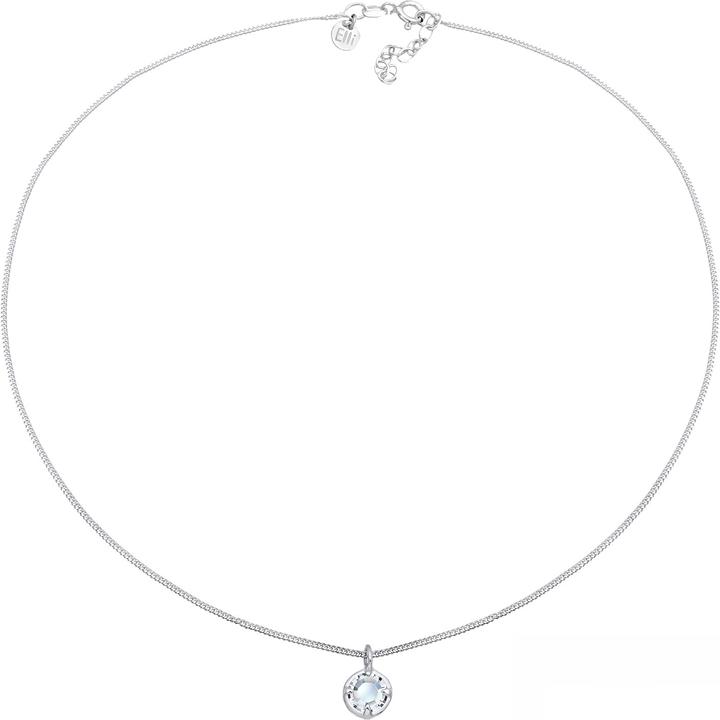 Produktbild Elli Choker, Kristall Kette (925er Sterling Silber, Glaskristall, 36 cm)