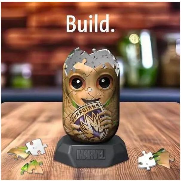 Image du produit Ravensburger Hylkies : La nouvelle gamme de figurines à assembler soi-même. Figurine #11 - Groot - Pour (54 pièces)