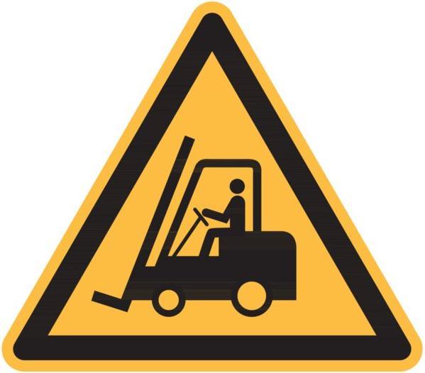 Immagine prodotto Promat Simbolo di avvertimento Attenzione ai carrelli in movimento