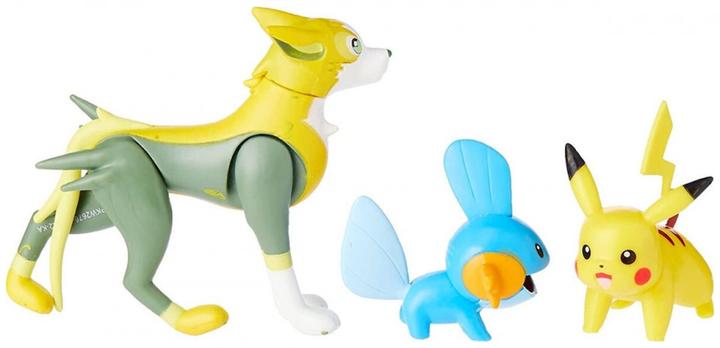 Actual product image Jazwares Pokémon Battle: Hydropi, Pikachu & Bellektro
