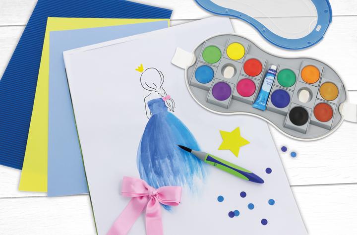 Produktbild Pelikan Deckfarbkasten Space (12 Farben, 1 Deckweiss)