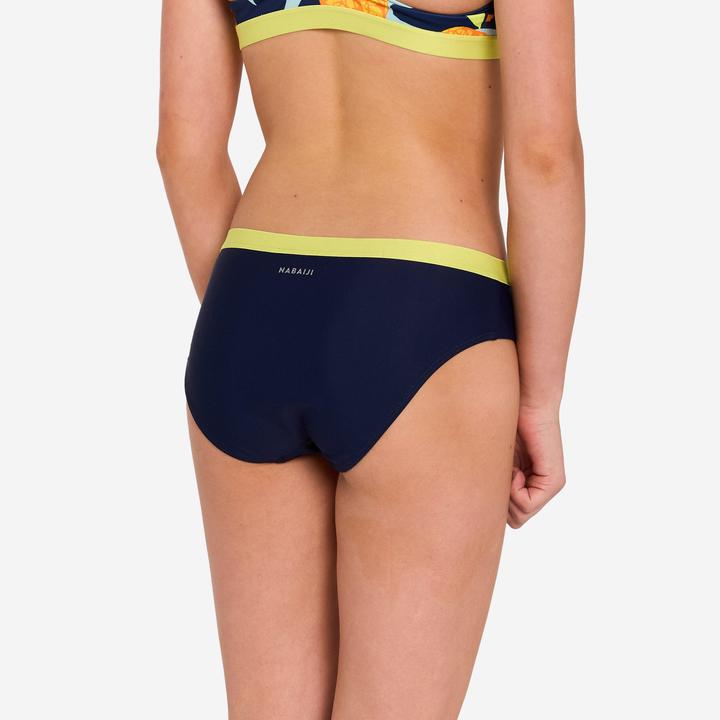 Produktbild Nabaiji Sportbikini Hose Mädchen - 100 Vega schwarz/grün (122)