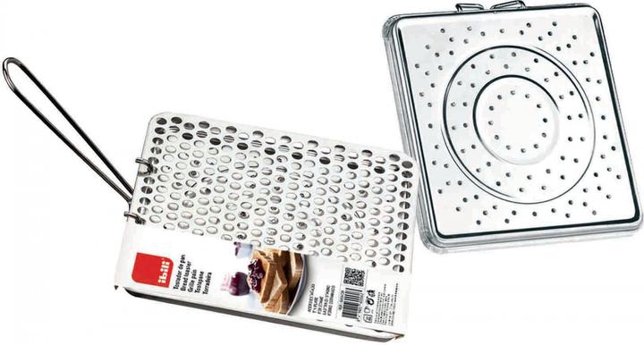 Produktbild Ibili Toastpfanne 20 x 20 cm Zum Toasten von Brot und Aufbacken von Brötchen