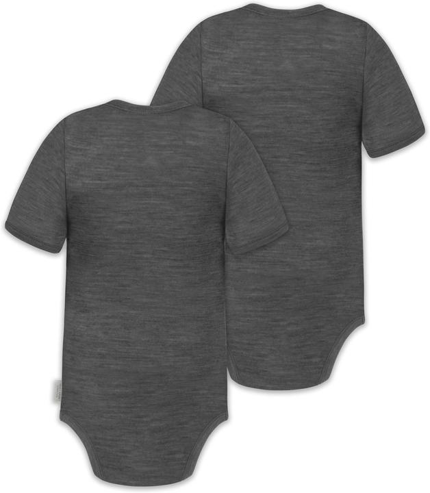 Actual product image Normani Set of 2 baby merino short-sleeved body "Tihoi" - 9309 (86)