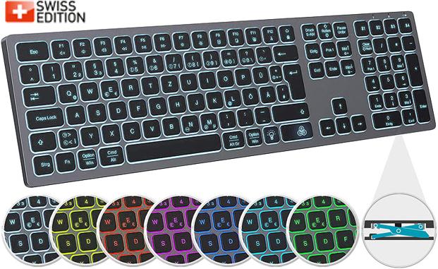 Produktbild GeneralKeys Funk-Tastatur (CH, Kabelgebunden)