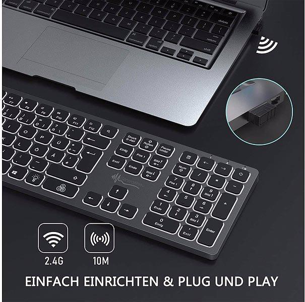 Produktbild GeneralKeys Funk-Tastatur (CH, Kabelgebunden)