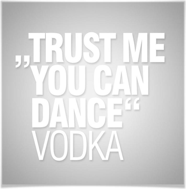 Produktbild Trenddeko Trust me you can dance (50 x 50 cm)