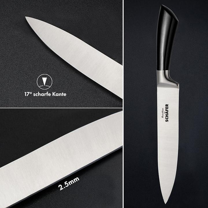 Actual product image Schäfer IT-Systems Knife Set Knife Block Chef's Knife Set Knife Holder Knife Stand