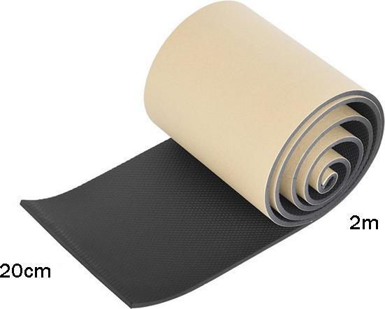 Actual product image Werkstein Garagenwand Stossschutz Selbstklebender Auto Türe Kollisionsschutz - Schwarz (2mx20cm)